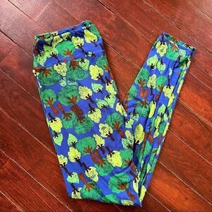 Lularoe tree print leggings 